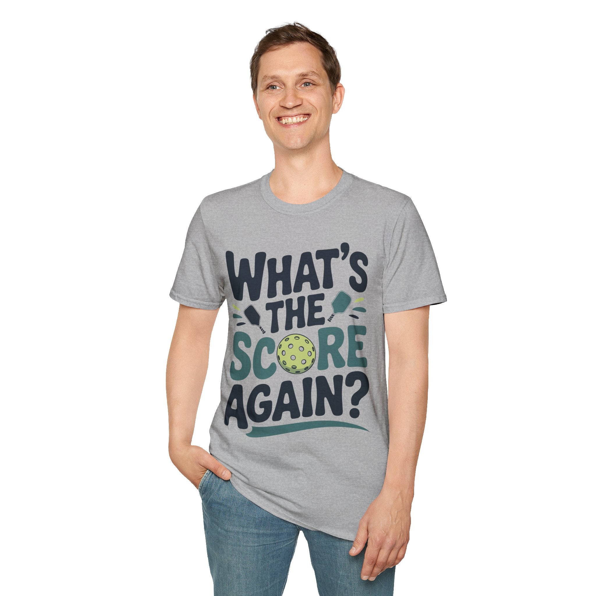 What´s the Score Again - Pickleball Humor T-Shirt