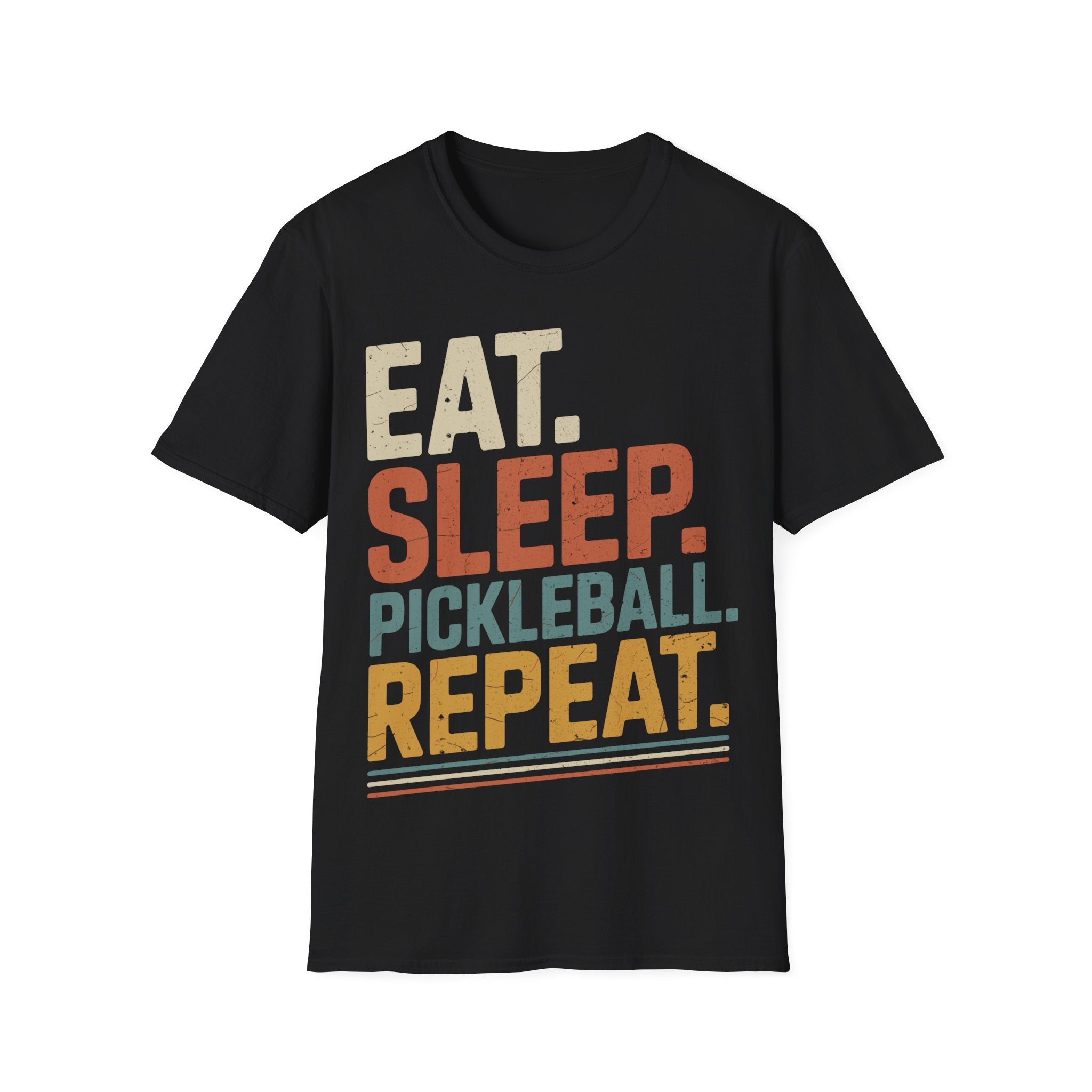 Eat Sleep Pickleball Repeat - Funny Pickleball Shirt