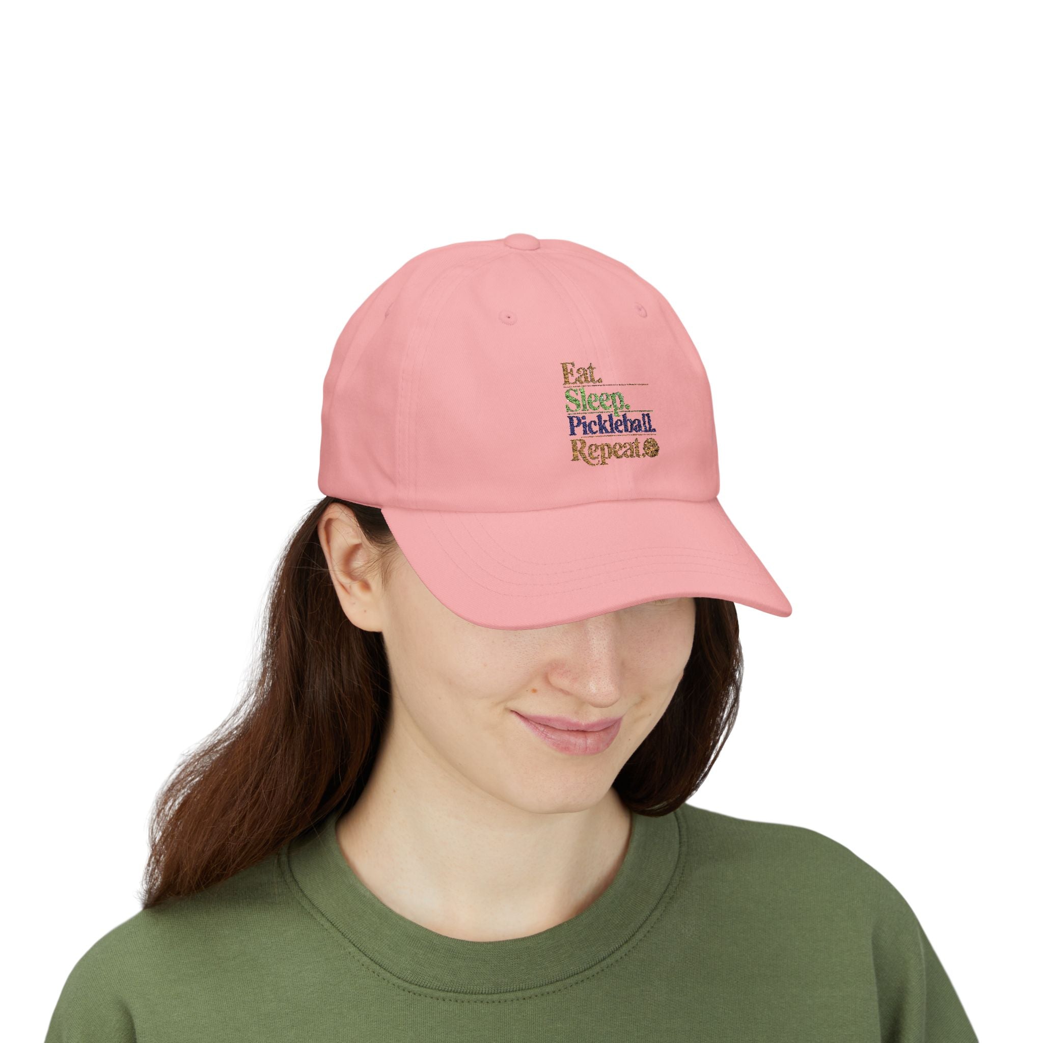 Eat Sleep Pickleball Repeat Classic Dad Cap