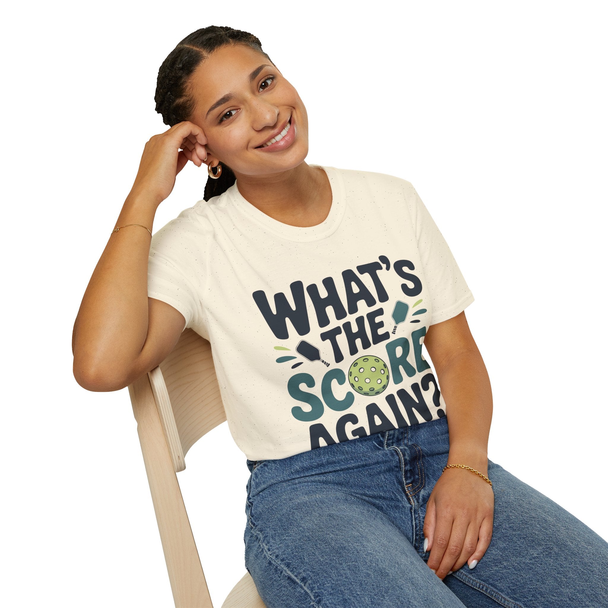 What´s the Score Again - Pickleball Humor T-Shirt