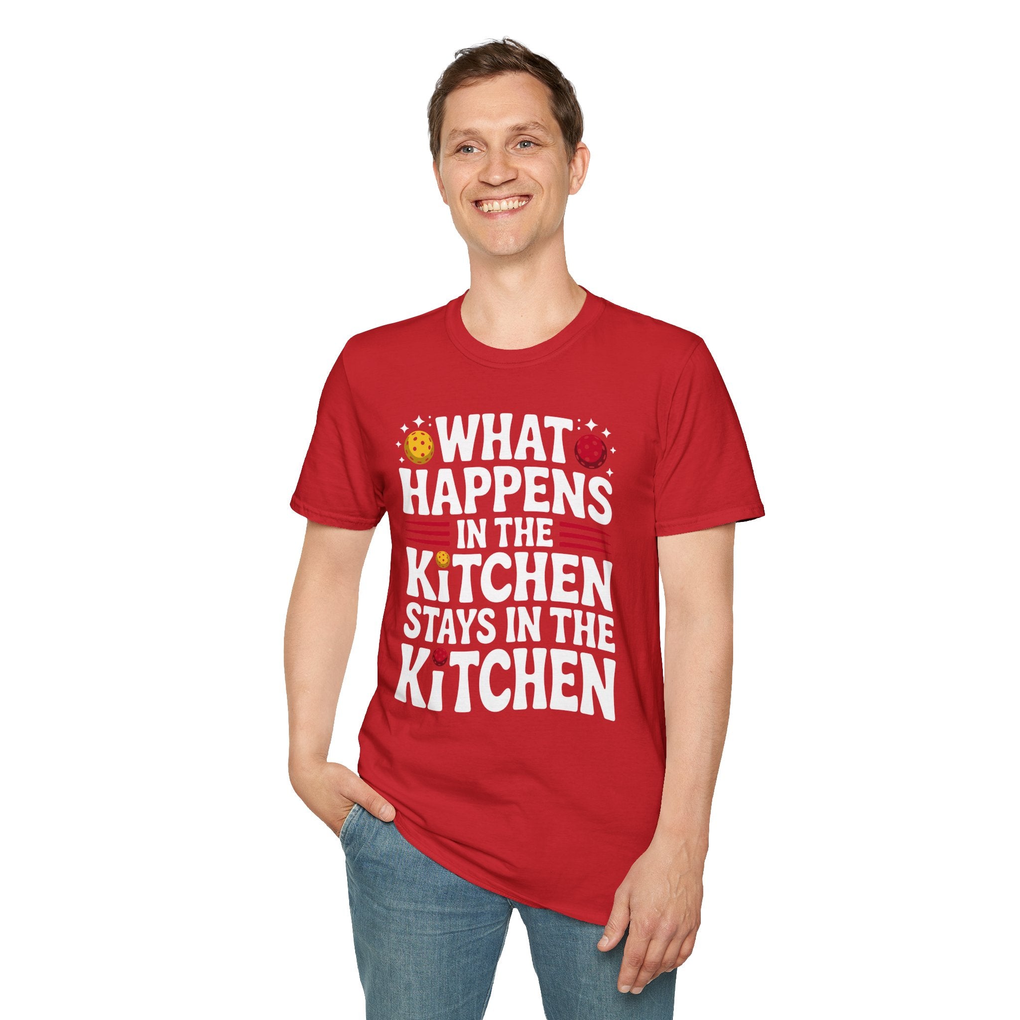 What happens in the Kitchen Stays in the kitchen - Pickleball Shirt