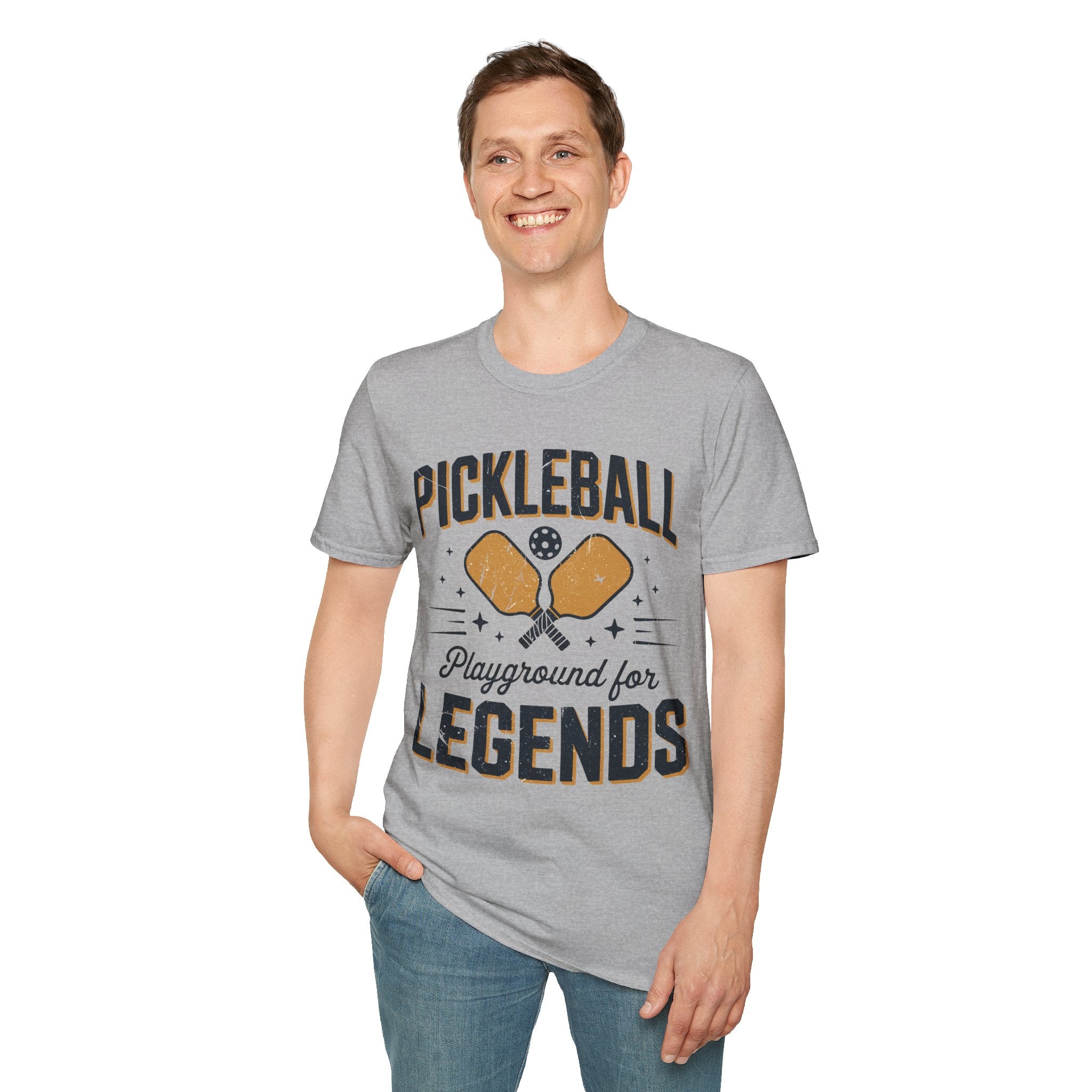 Pickleball Playground for Legends - Sporty Tee for Players