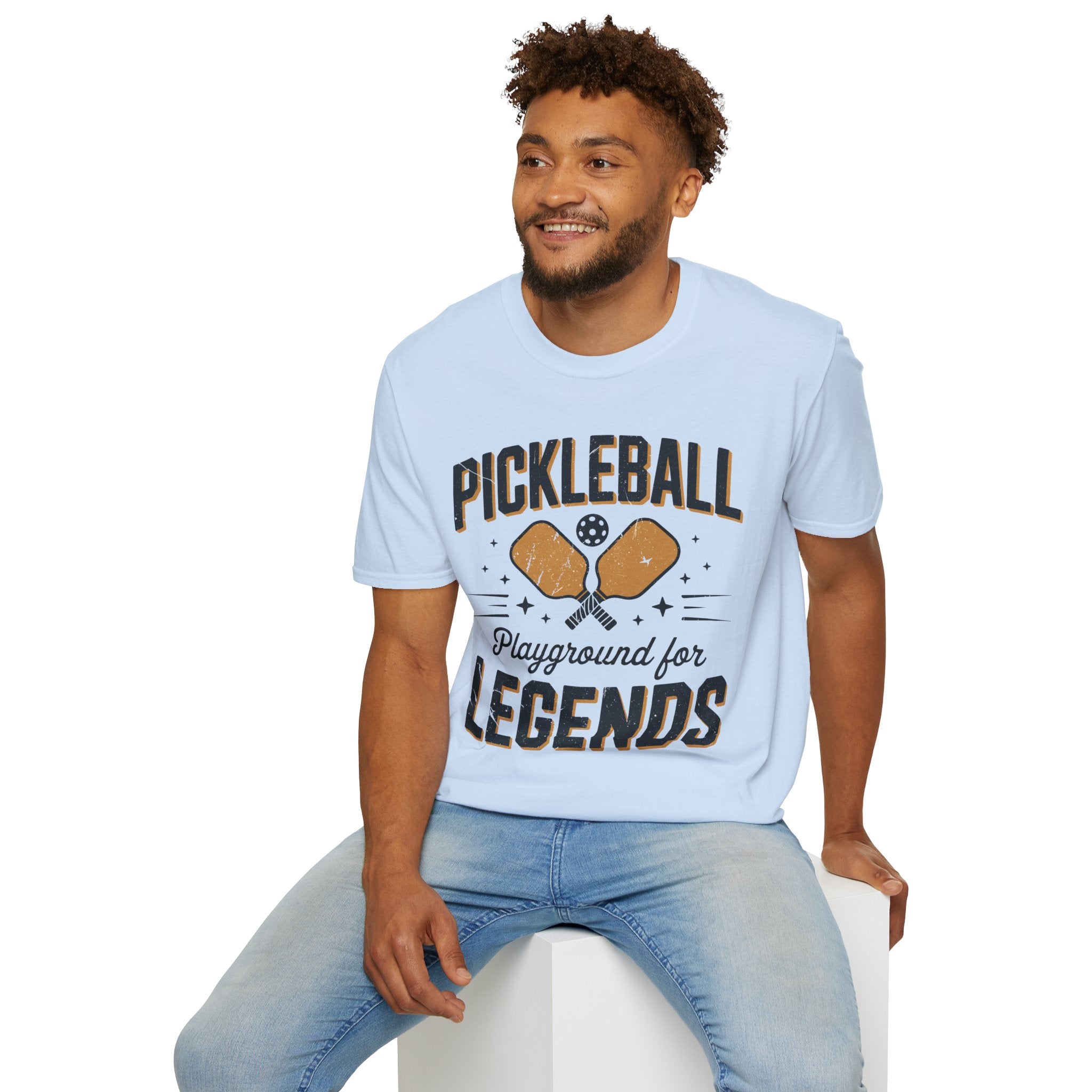 Pickleball Playground for Legends - Sporty Tee for Players