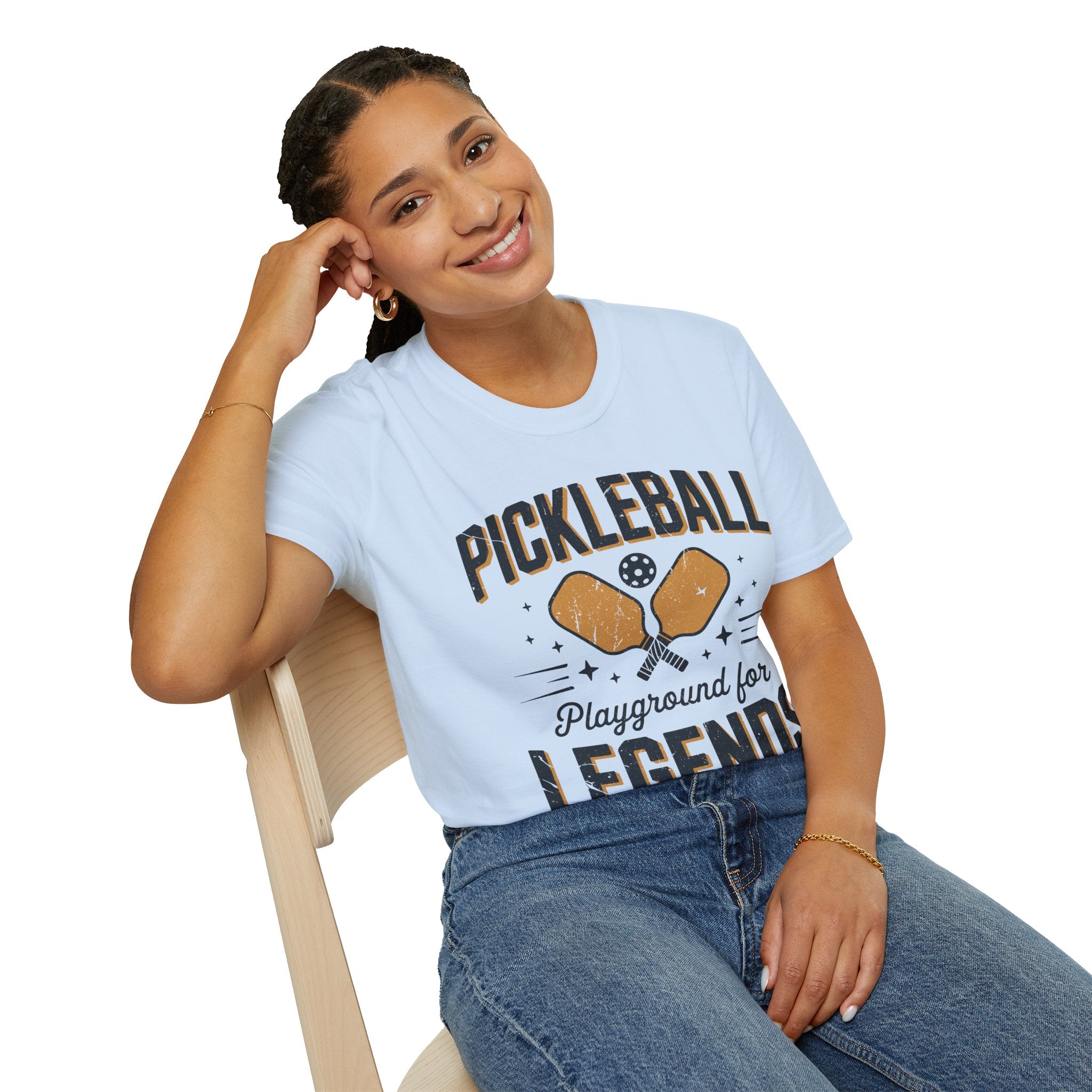 Pickleball Playground for Legends - Sporty Tee for Players