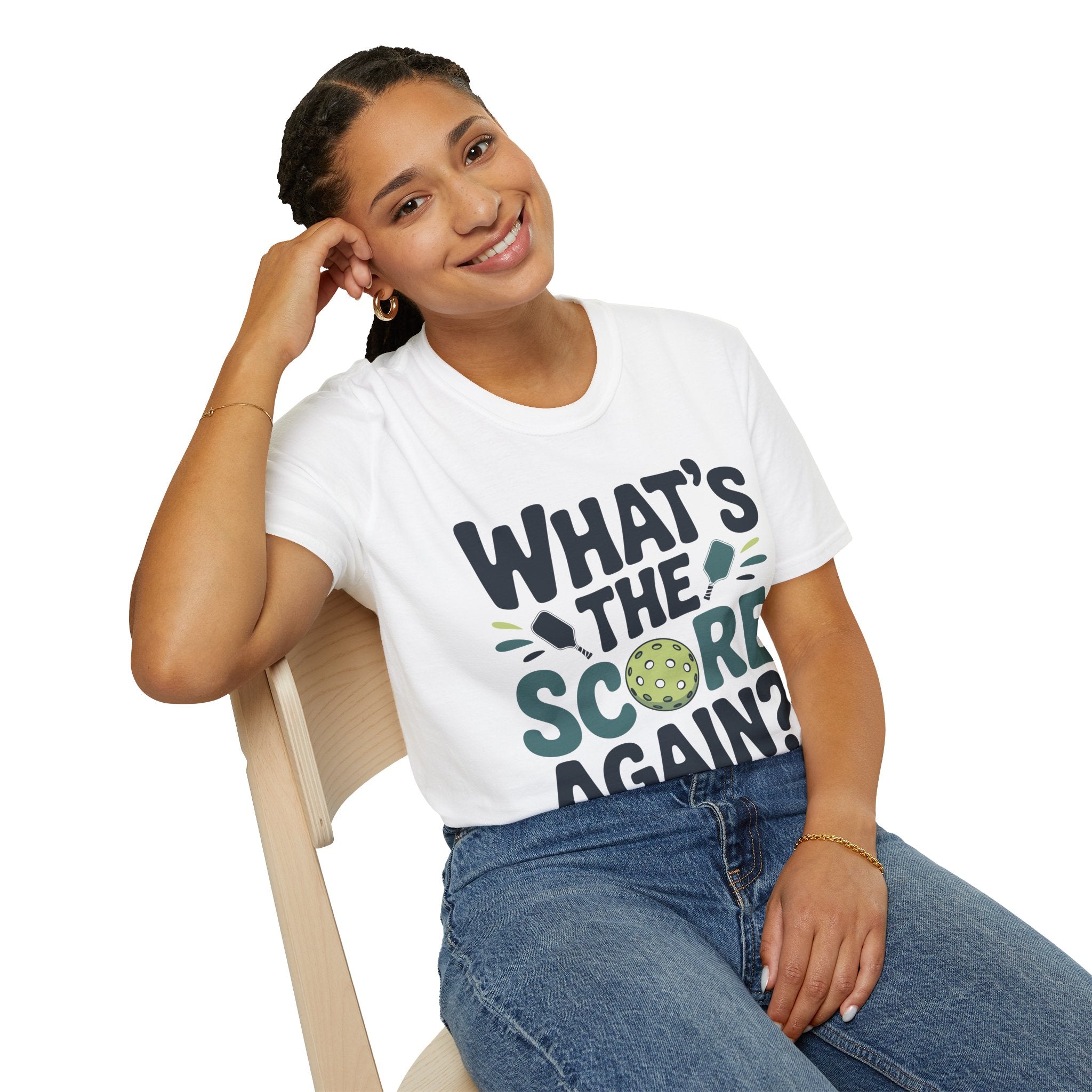 What´s the Score Again - Pickleball Humor T-Shirt