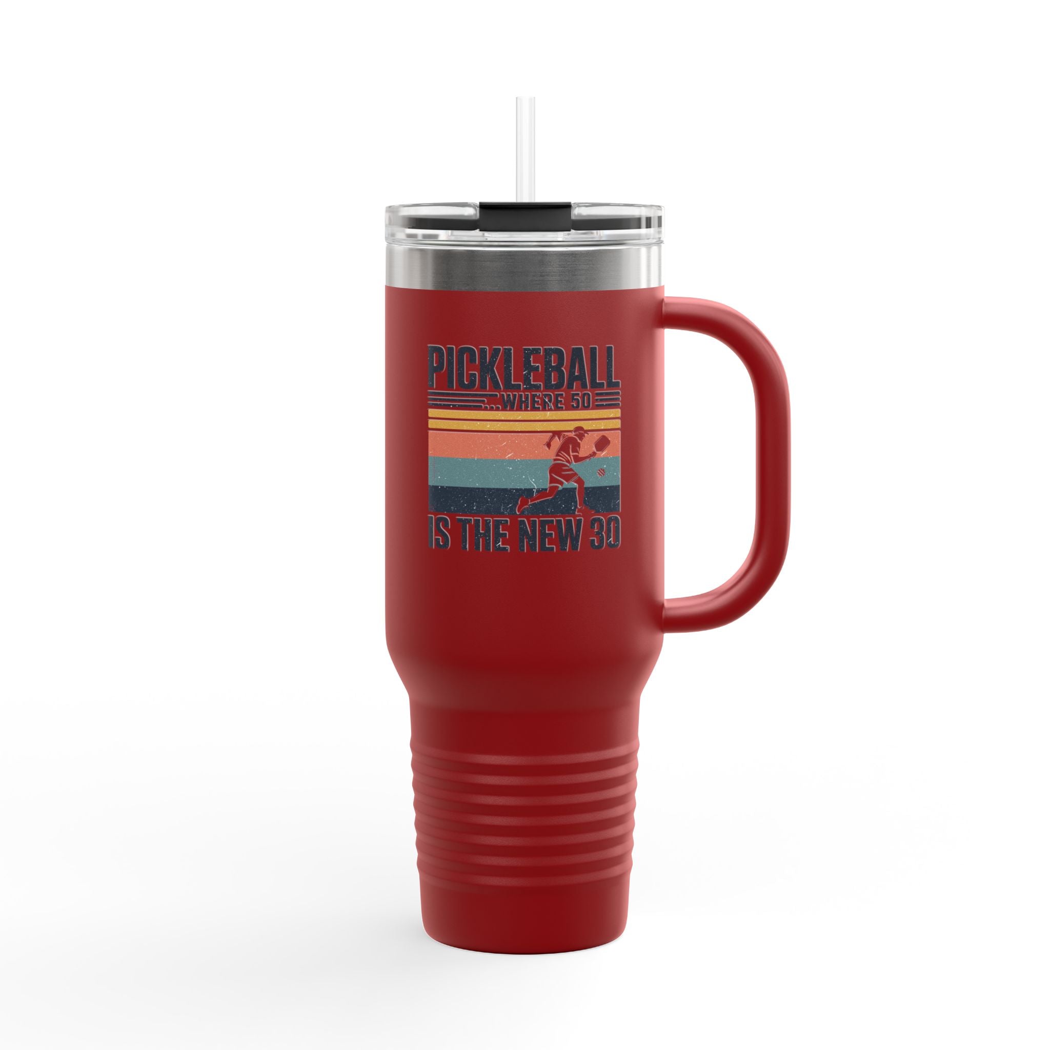 Pickleball where 50 is the new 30 Insulated Travel Mug, 40oz