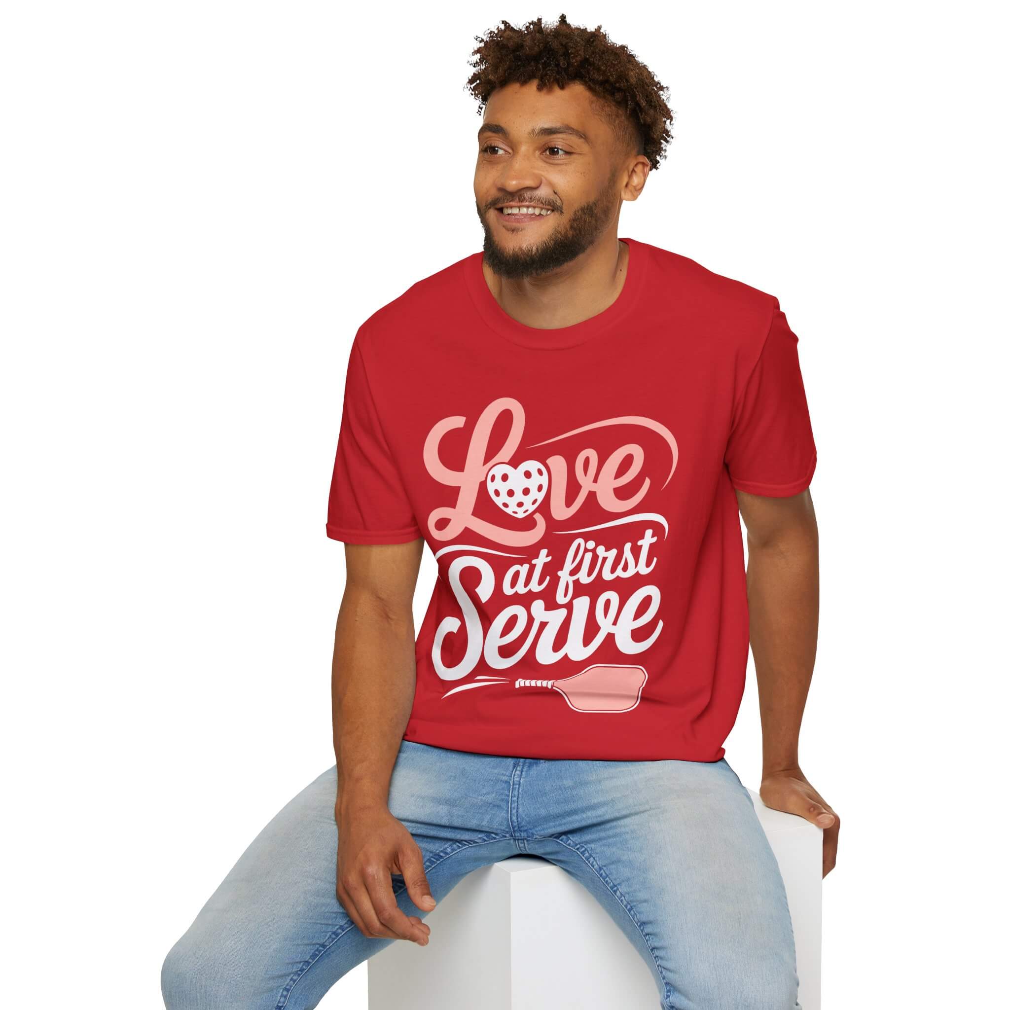 Love at First Serve - Pickleball Love T-Shirt