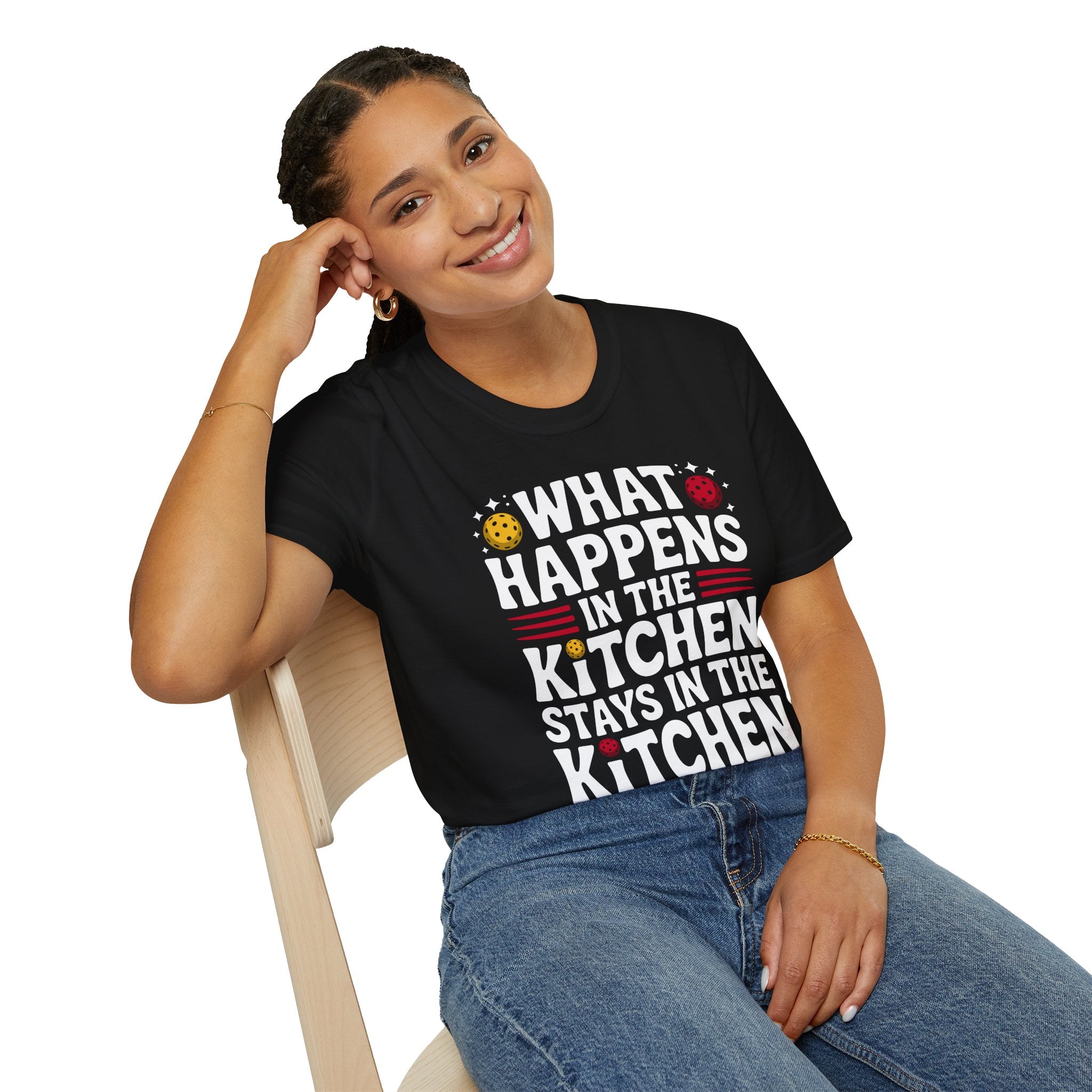 What happens in the Kitchen Stays in the kitchen - Pickleball Shirt