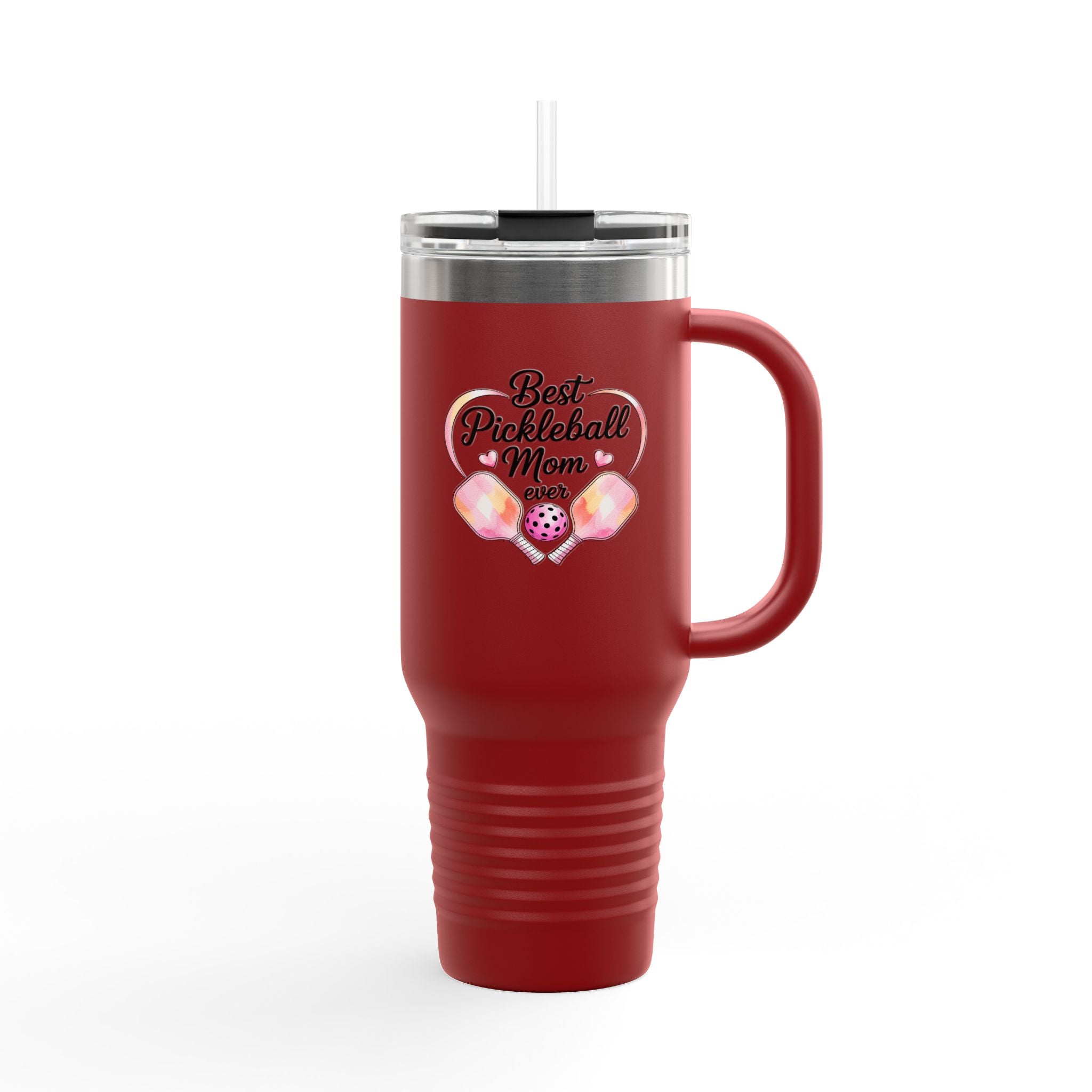 Best Pickleball Mom Ever Insulated Travel Mug, 40oz