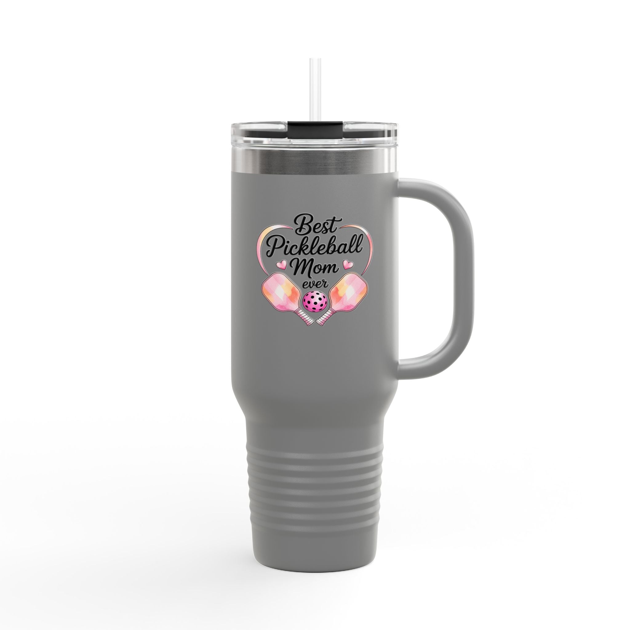 Best Pickleball Mom Ever Insulated Travel Mug, 40oz