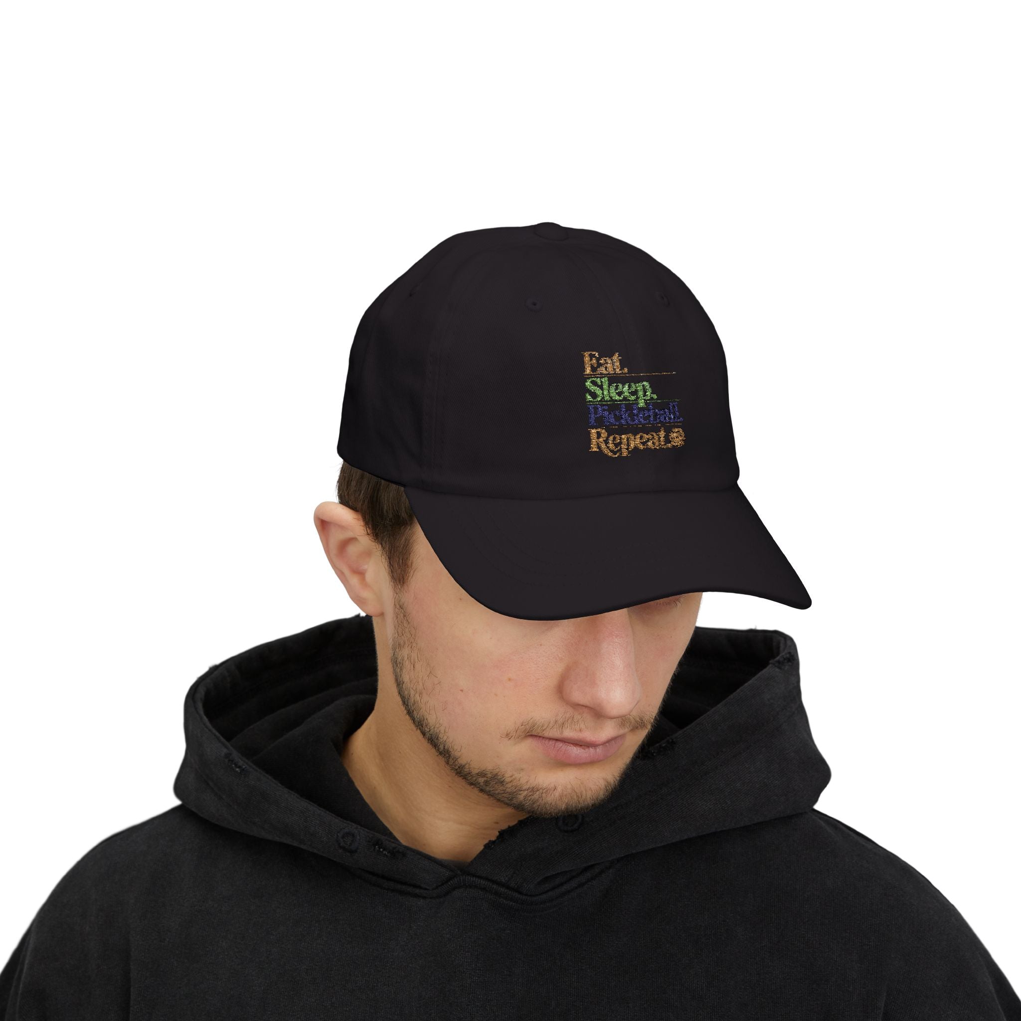 Eat Sleep Pickleball Repeat Classic Dad Cap