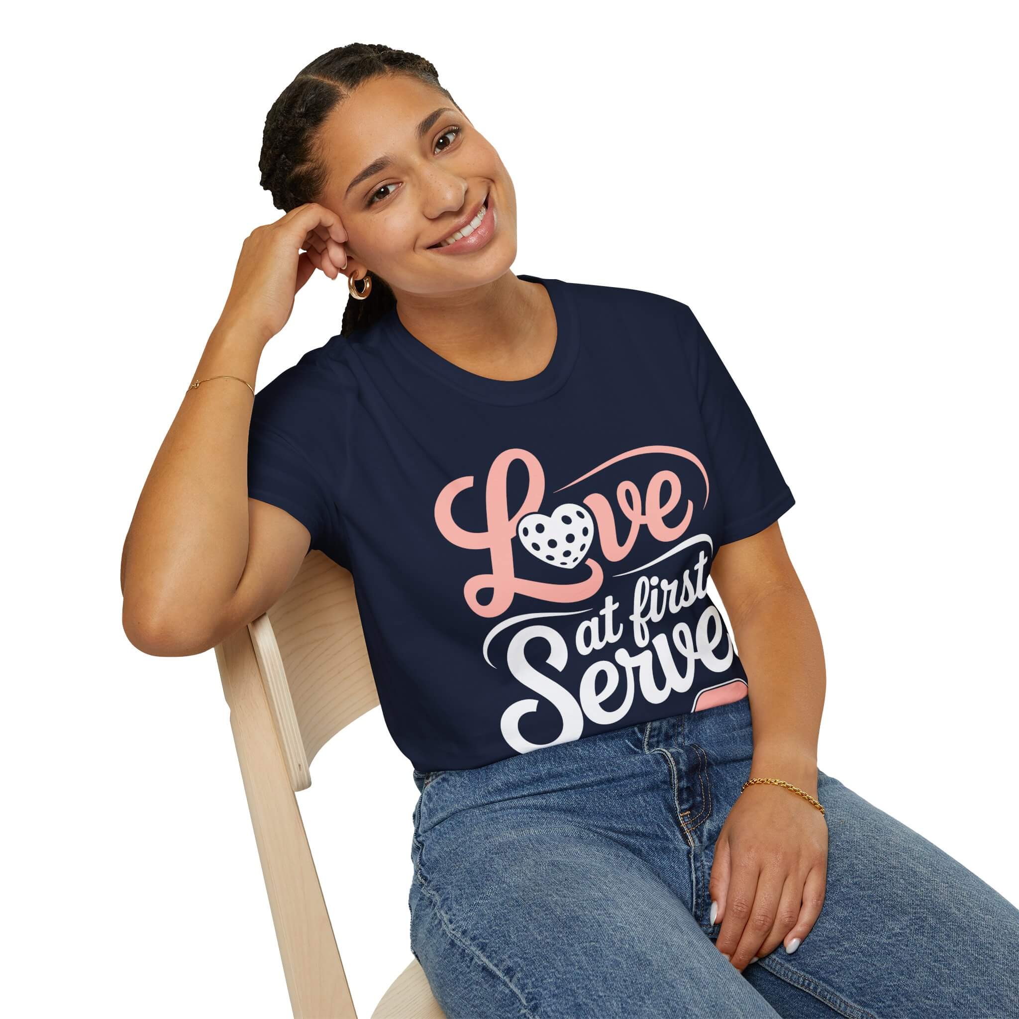 Love at First Serve - Pickleball Love T-Shirt