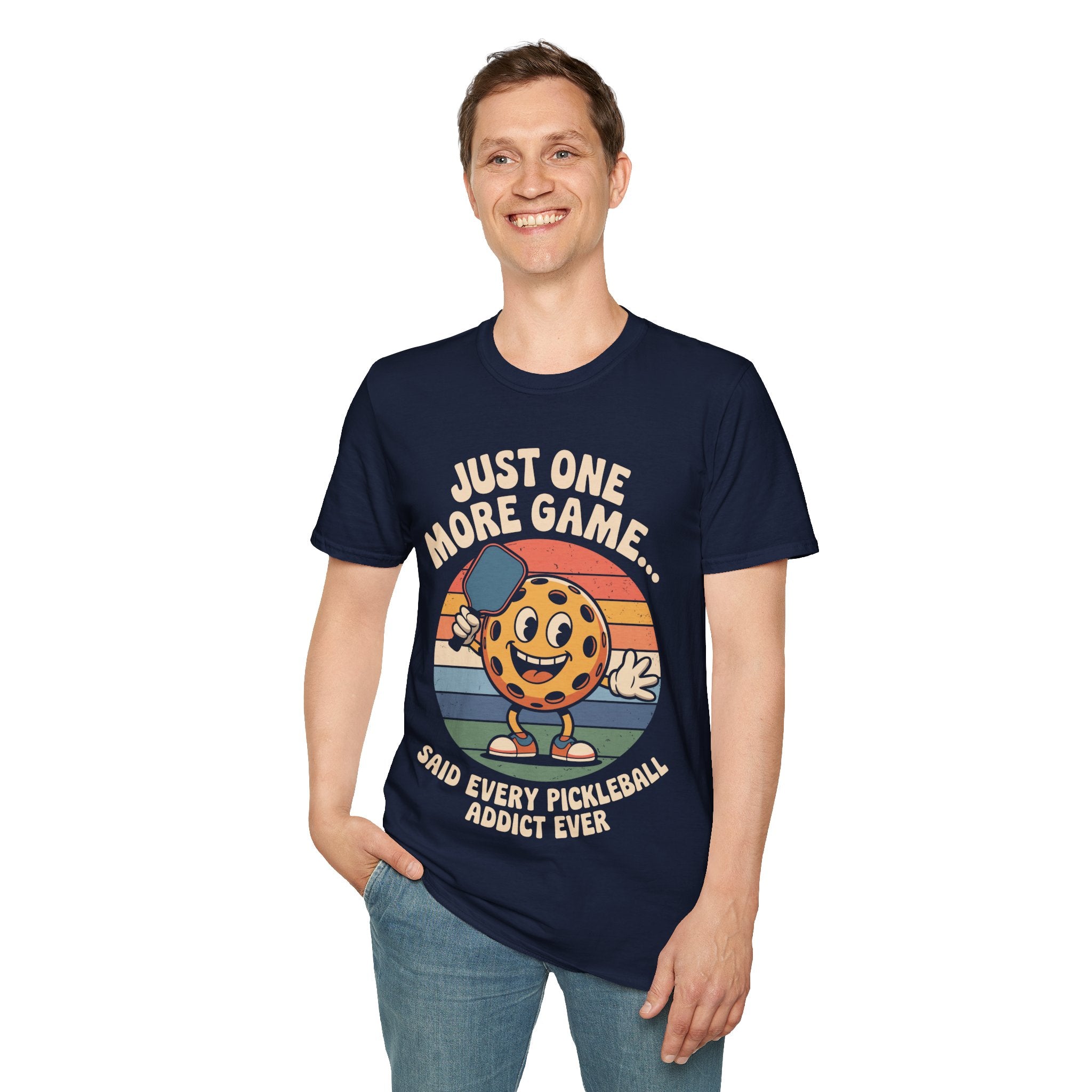 Just One More Game Said Every Pickleball Addict Ever - Humorous Pickleball Tee