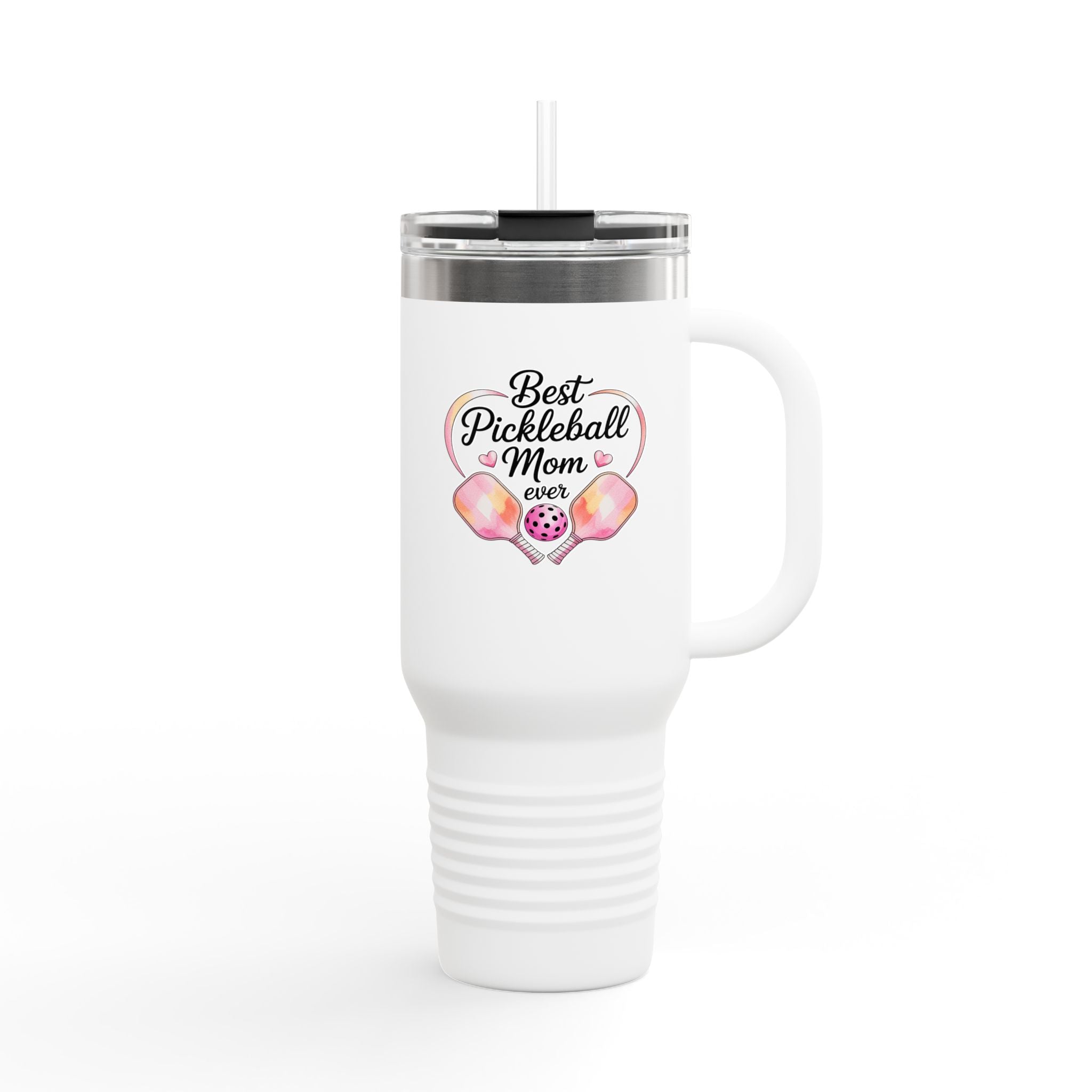 Best Pickleball Mom Ever Insulated Travel Mug, 40oz