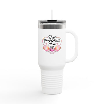 Best Pickleball Mom Ever Insulated Travel Mug, 40oz