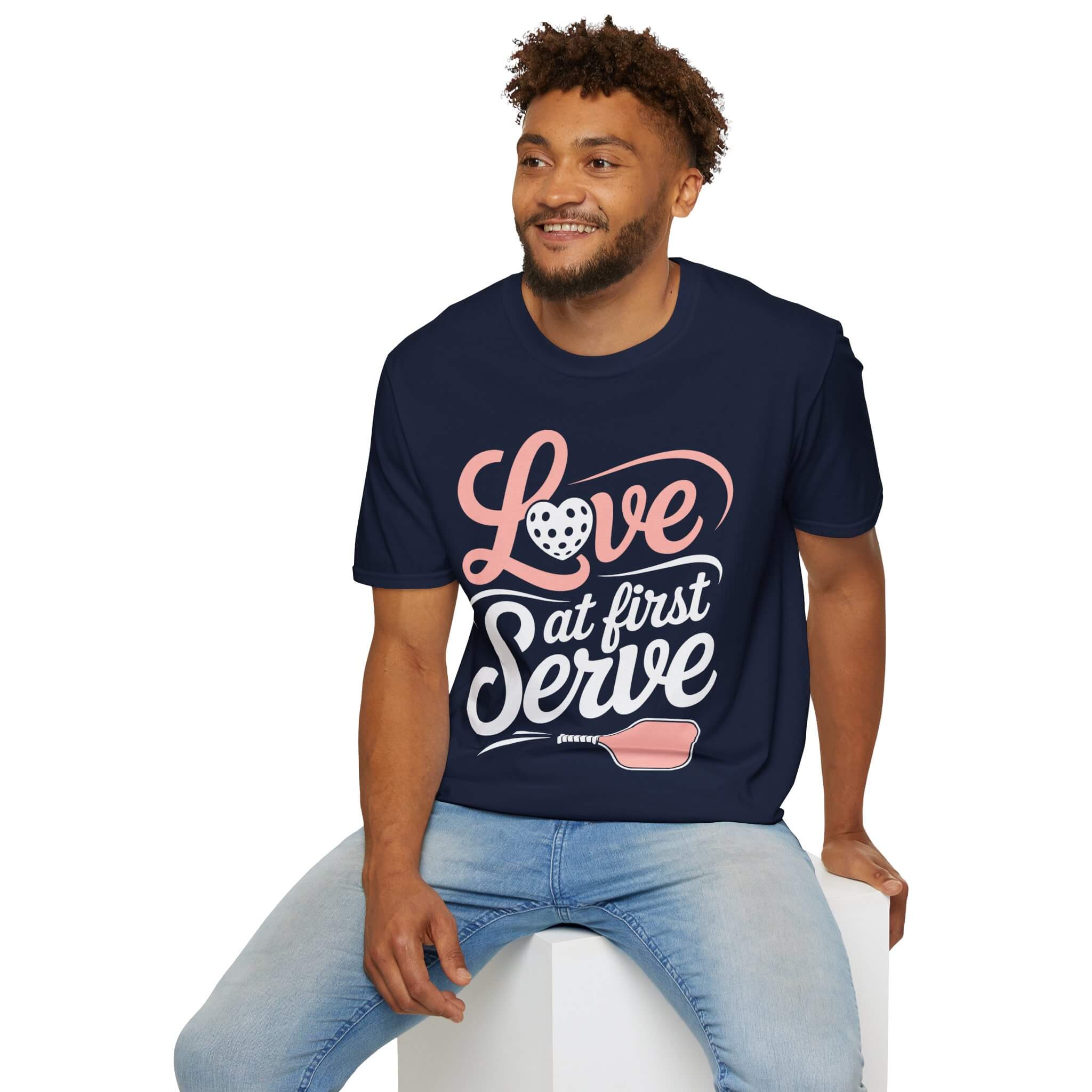 Love at First Serve - Pickleball Love T-Shirt