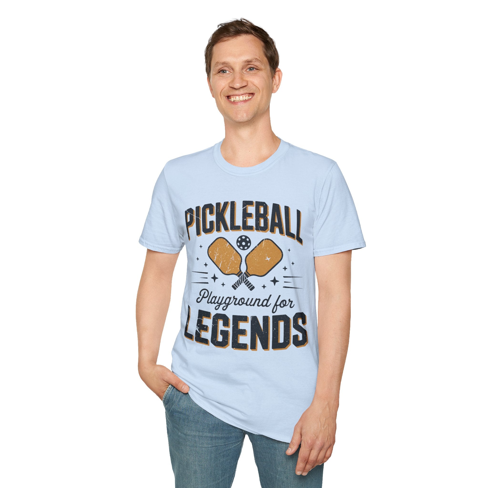 Pickleball Playground for Legends - Sporty Tee for Players