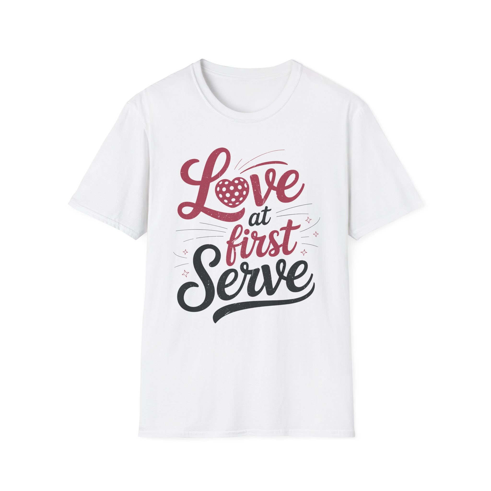 Love at First Serve - Pickleball Love T-Shirt