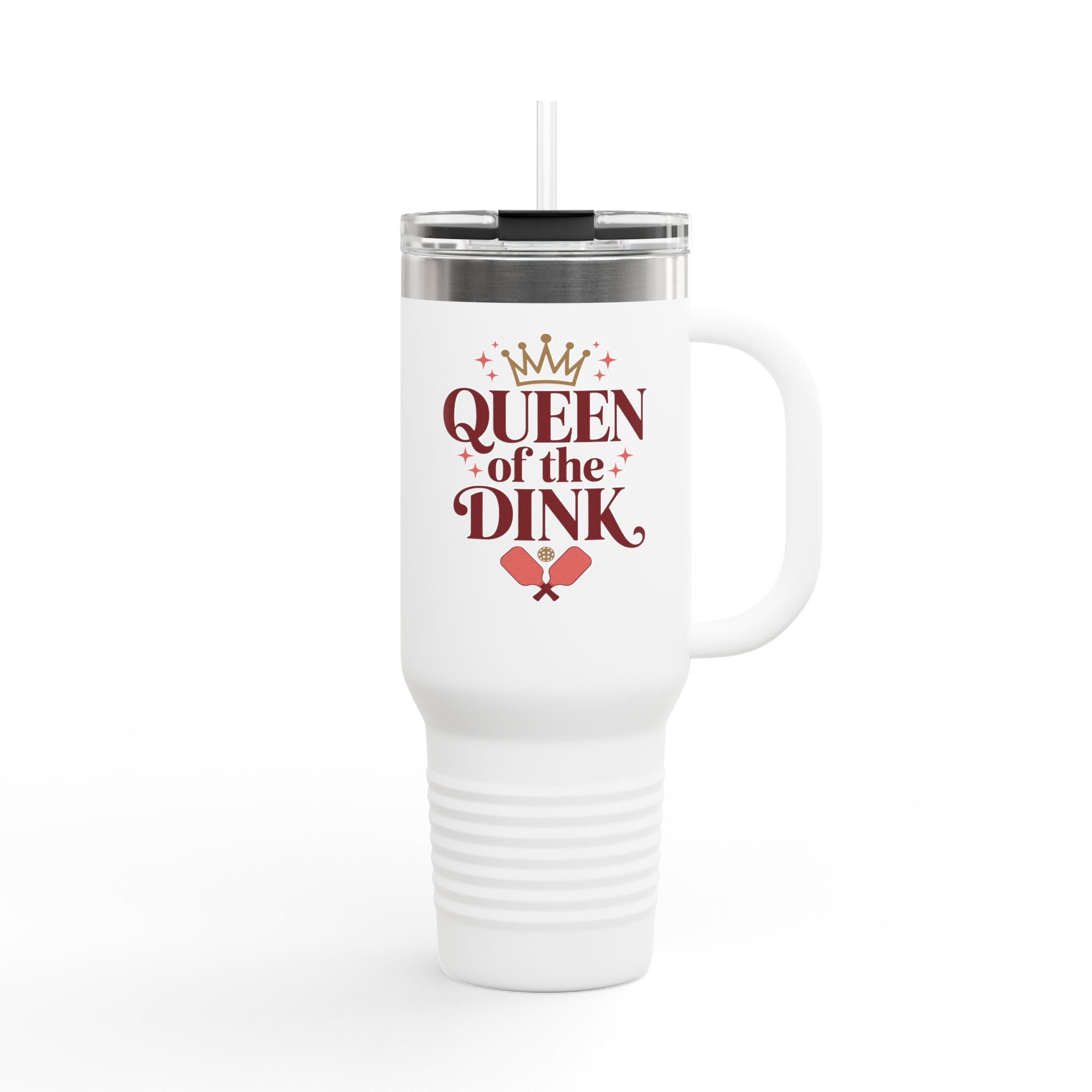 Queen of the dink Insulated Travel Mug, 40oz