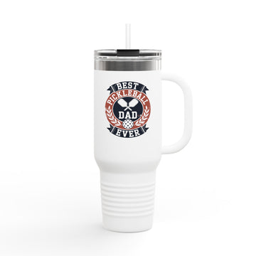 Best Pickleball Dad Ever Insulated Travel Mug, 40oz