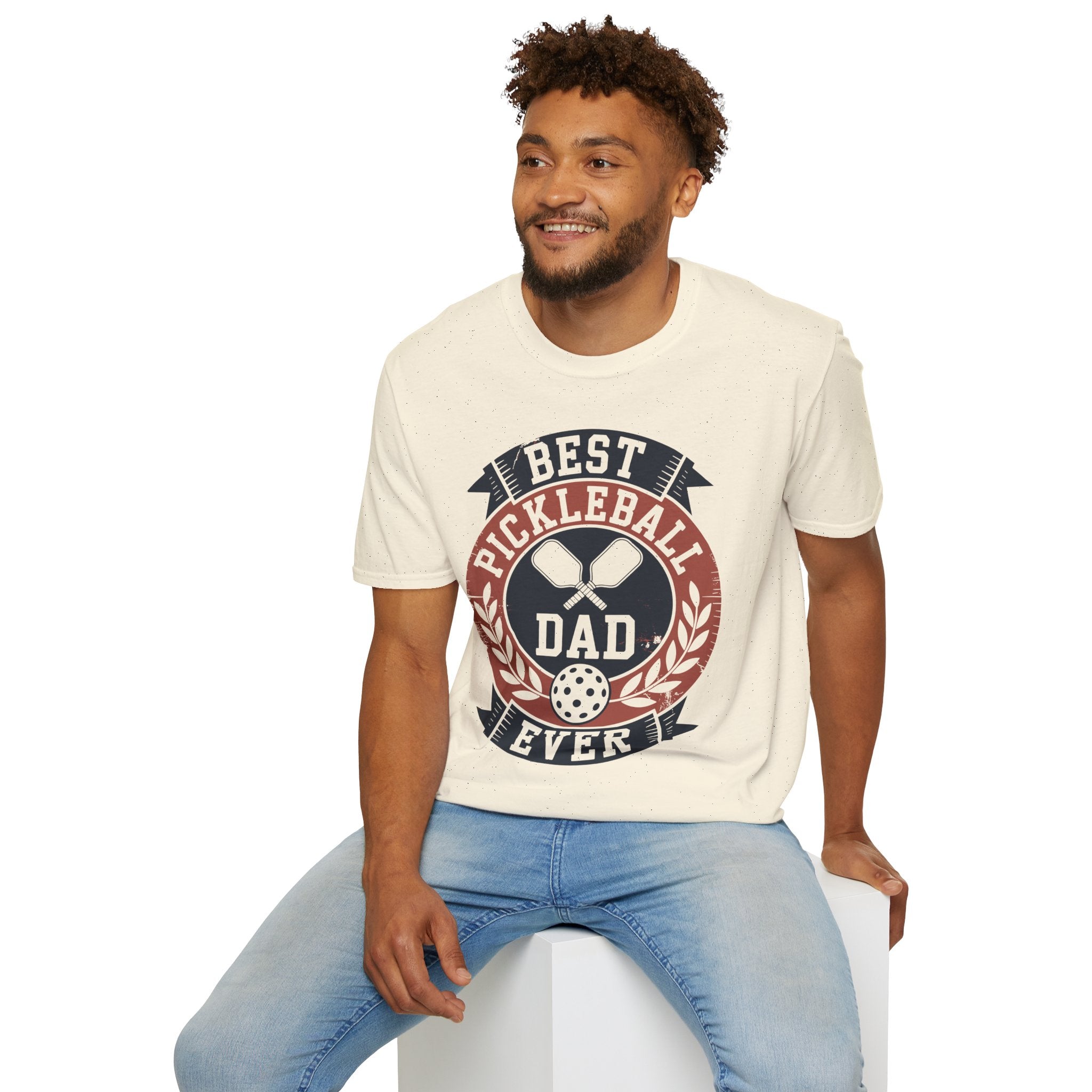 Best Pickleball Dad Ever - Gift Tee for Fathers