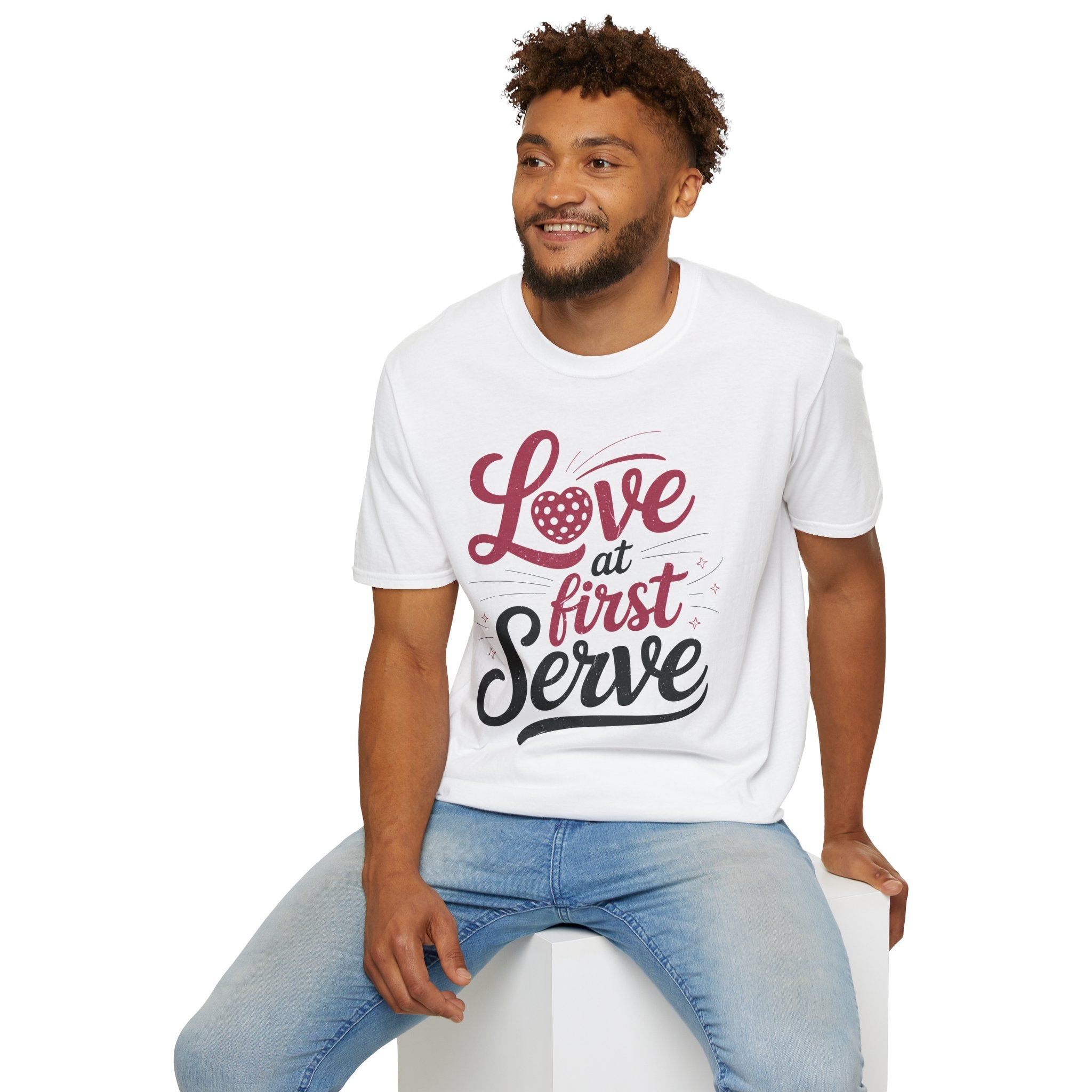 Love at First Serve - Pickleball Love T-Shirt