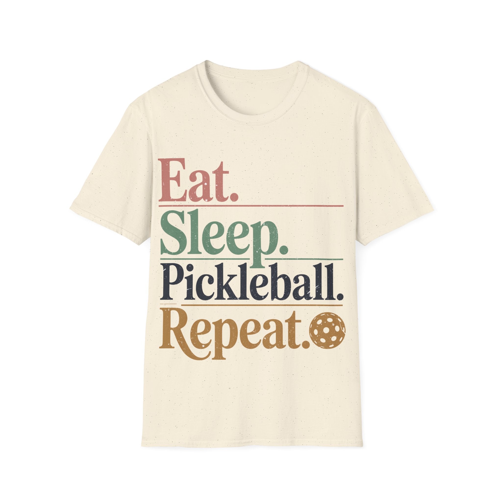 Eat Sleep Pickleball Repeat - Funny Pickleball Shirt