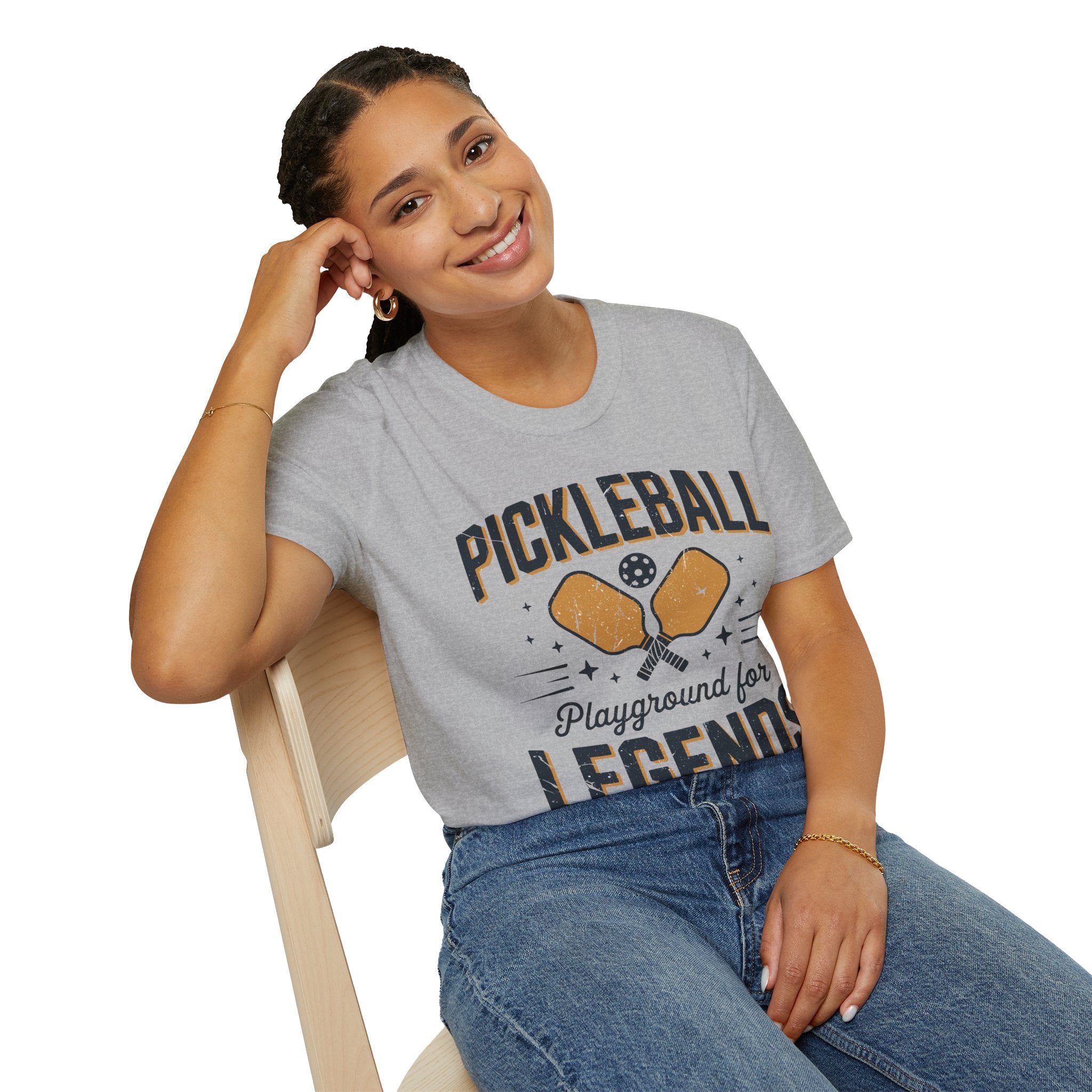 Pickleball Playground for Legends - Sporty Tee for Players