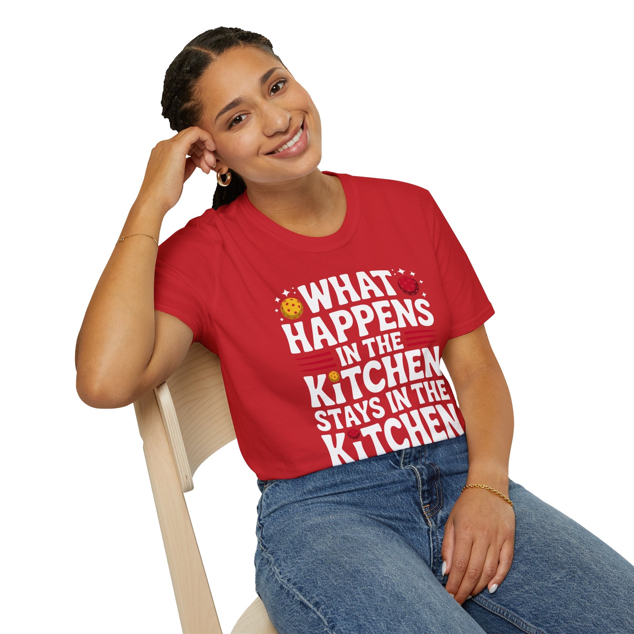 What happens in the Kitchen Stays in the kitchen - Pickleball Shirt