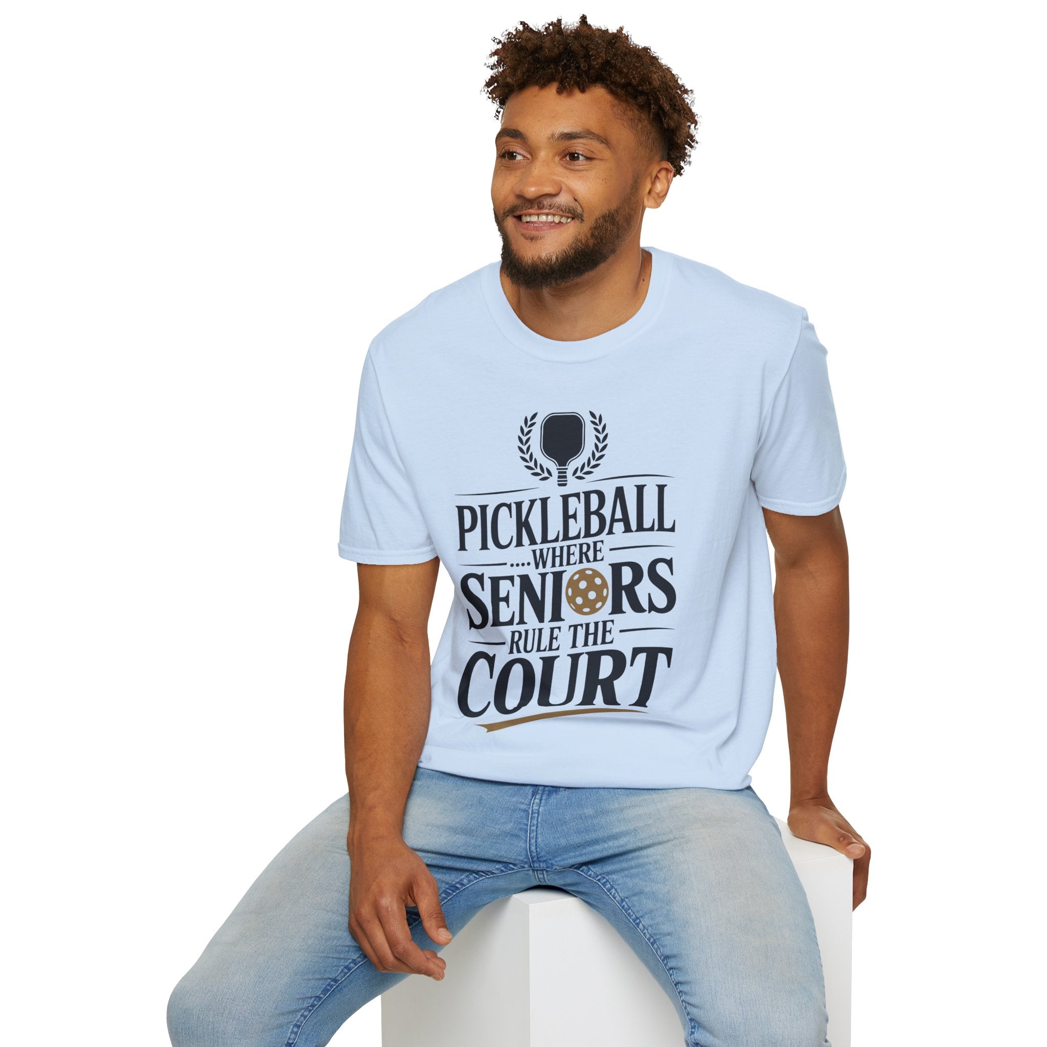 Pickleball Where Seniors Rule the Court - Sporty T-Shirt