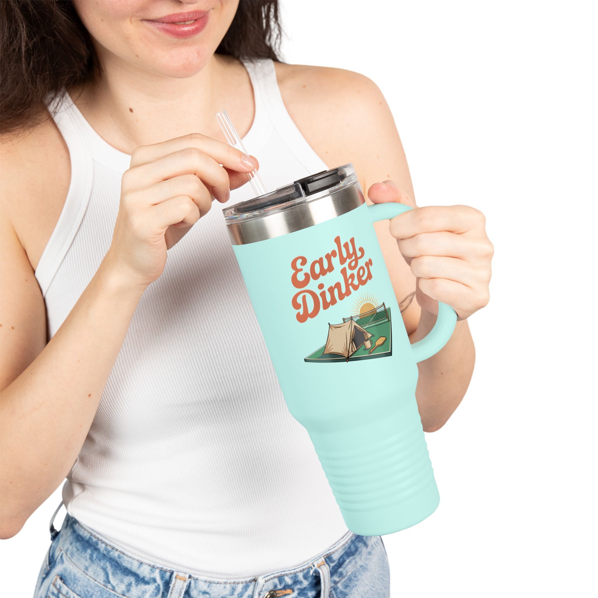 Early Dinker Insulated Travel Mug, 40oz