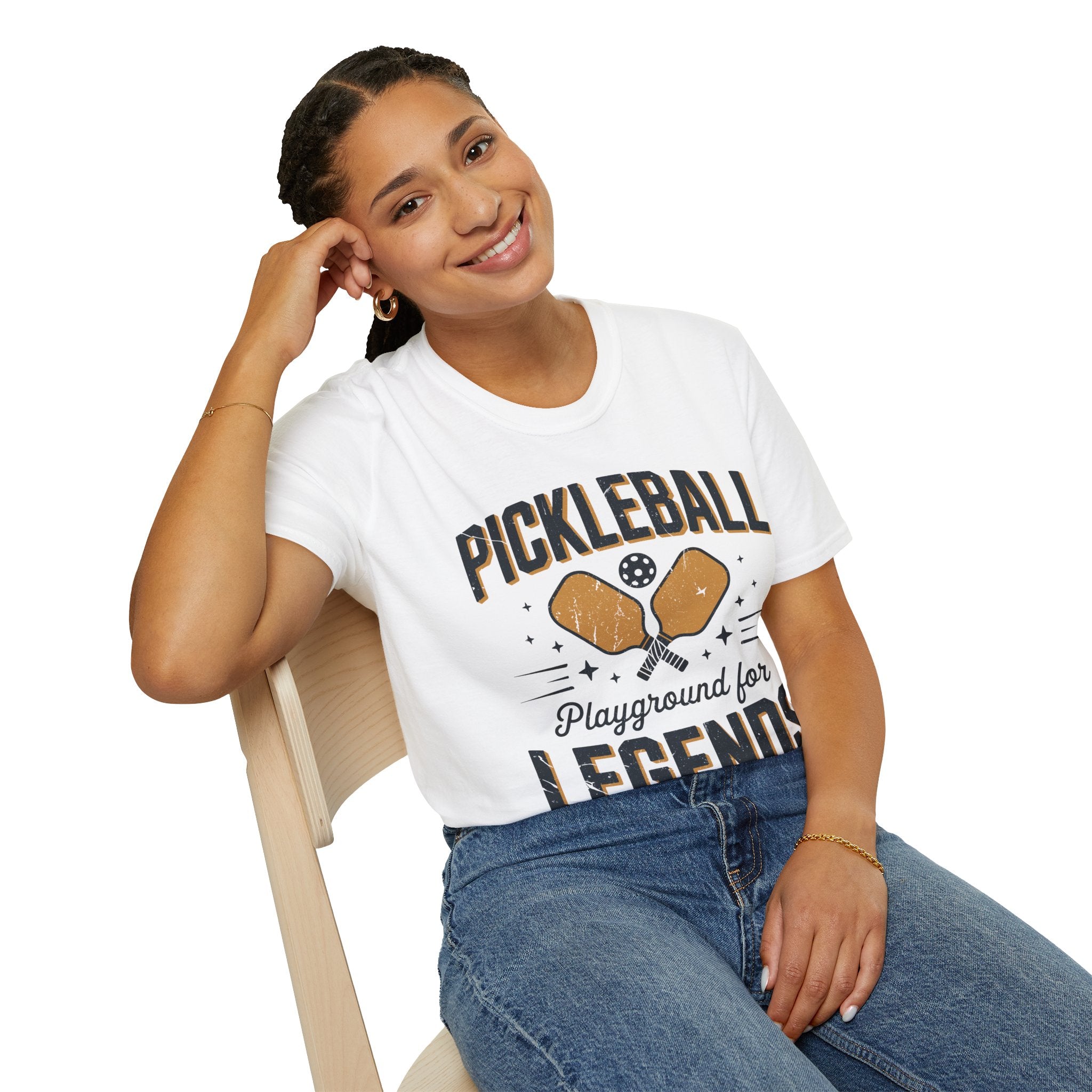 Pickleball Playground for Legends - Sporty Tee for Players