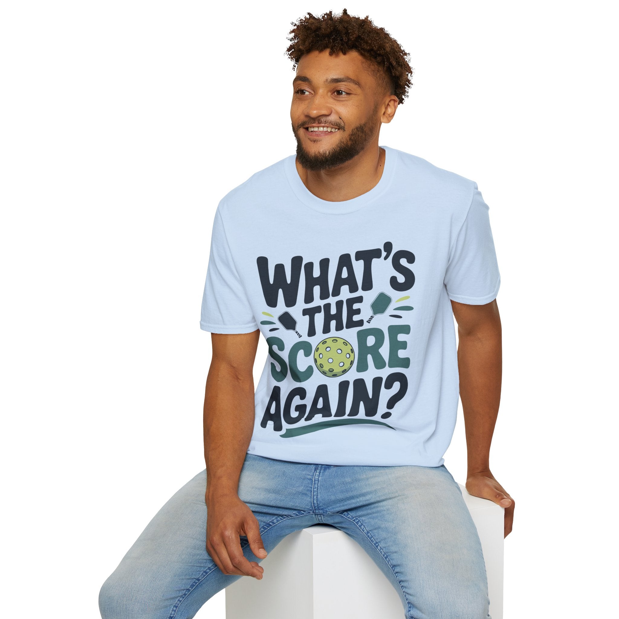What´s the Score Again - Pickleball Humor T-Shirt