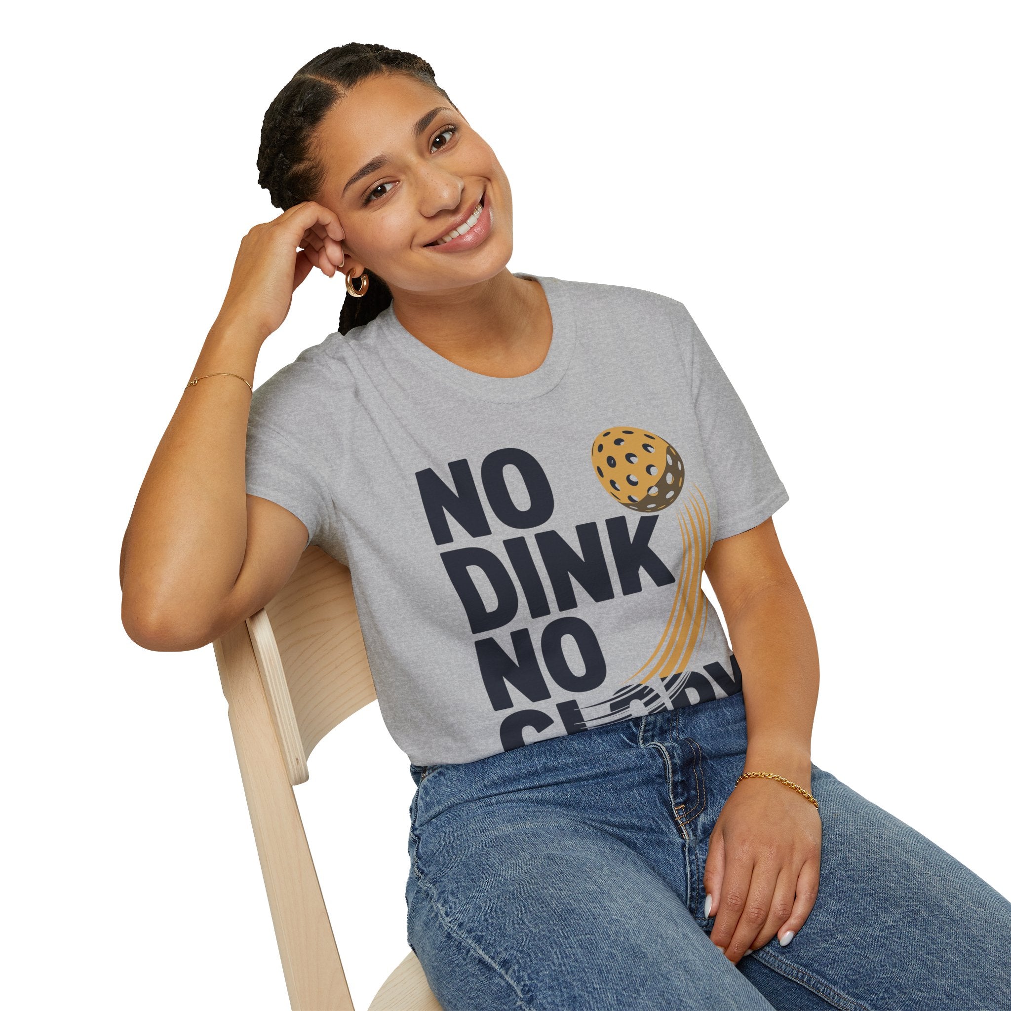 No Dink No Glory - Pickleball T-Shirt for Players