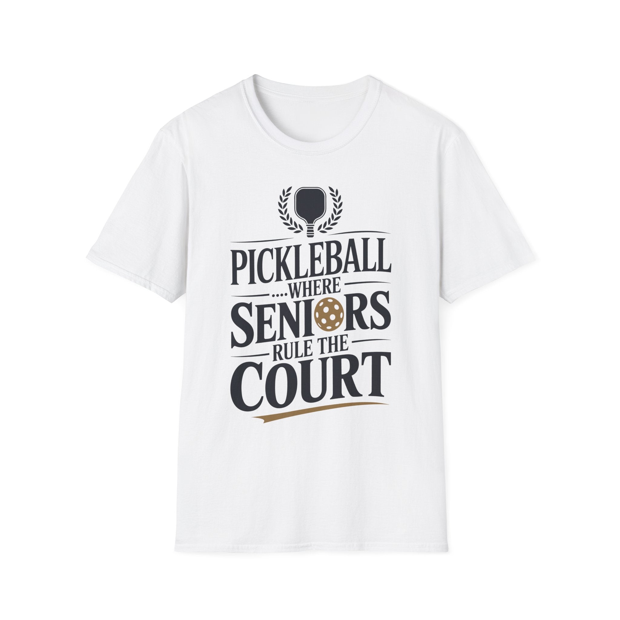 Pickleball Where Seniors Rule the Court - Sporty T-Shirt