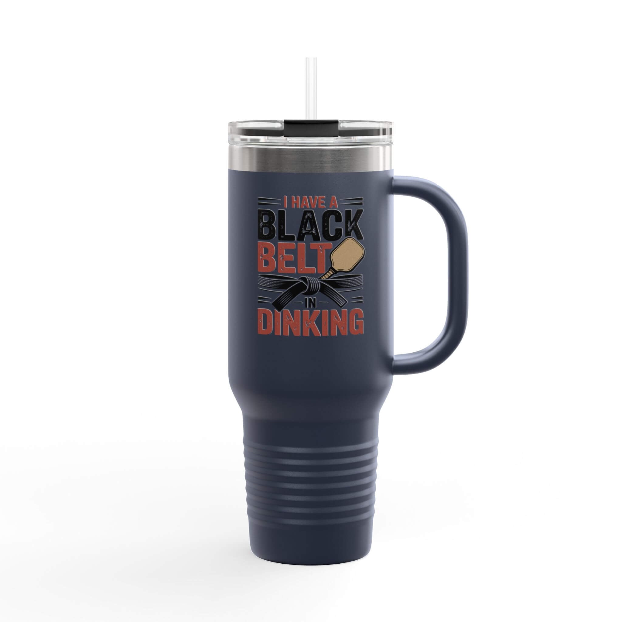 ceramic pickleball insulated mug